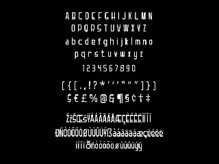 Bufftron Typeface font