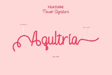 Flower Signature font