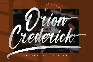 Orion Crederick font