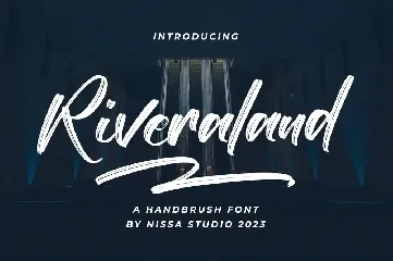 Riveraland - Handbrush Font