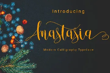 Anastasia Script font