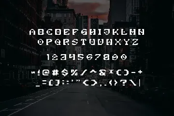 Barbatos Futuristic Font