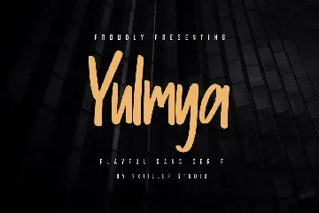 Yulmya - Playful Sans Serif font