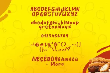 Fried Chicken font