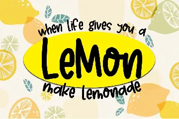 Lemon Crush - Handwritten Font