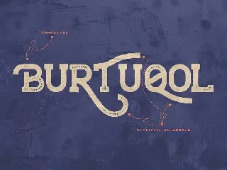 Burtuqol - Vintage Slab Serif font