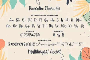 Raverdia Modern Script Font