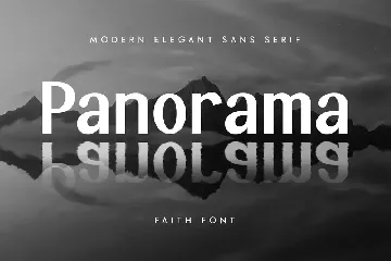 Faith - Modern Elegant Sans Serif font