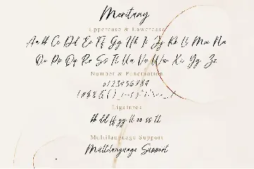 Meritany font