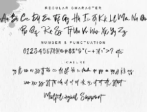 Original Handwritten font