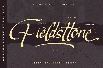 Fieldsttone Modern Calligraphy Script Font