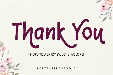 Sweet Envelope font