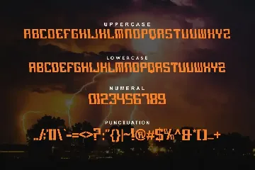 Thunder Boost Font