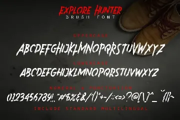 Exlpore Hunter font