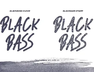 Black Bass font