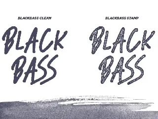 Black Bass font