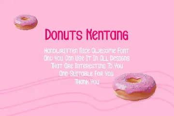 Donuts Kentang font