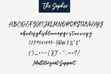 The Sopher font