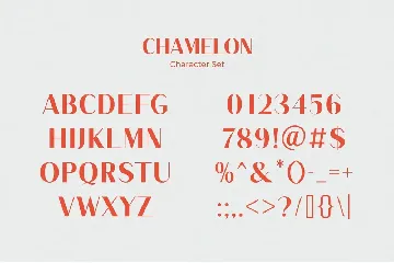 Chamelon - Modern Elegant Sans Serif font