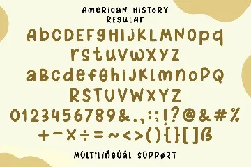 AmericaN History - Quirky Font Trio