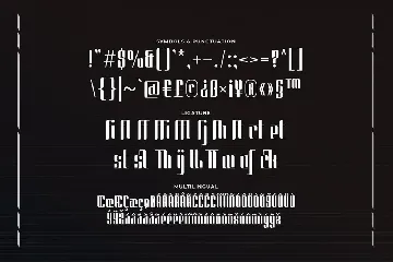 Saunders - Unique Display Font