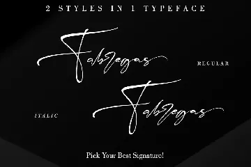 Fabregas font