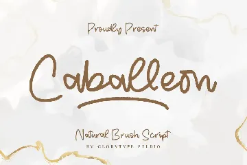 Caballeon Natural Brush Script Font