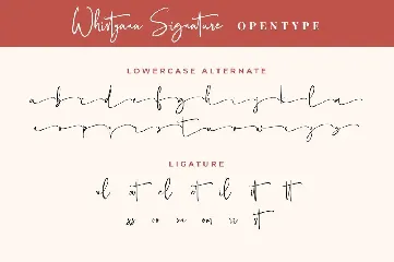 Whistyana - A Handmade Signature Font