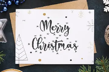 Christmas glamour font