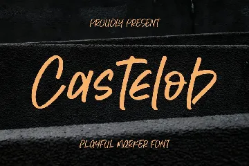 Castelob Playful Marker Font