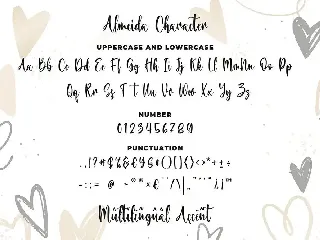 Almeida Girly Script Font