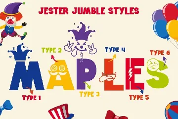 Jester Jumble - Fun Clown Font