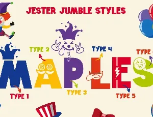 Jester Jumble - Fun Clown Font