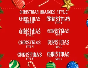 Christmas Chances - Christmas Font Theme