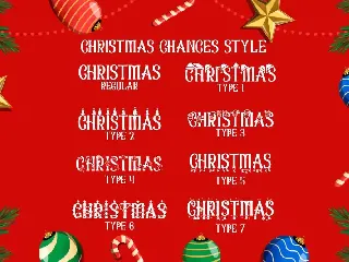 Christmas Chances - Christmas Font Theme