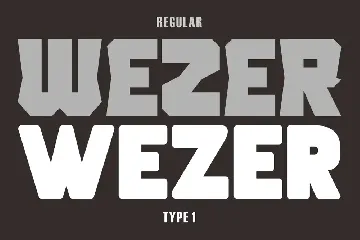 Wezer â€“ Display Bold Font Duo