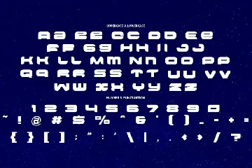 Super Ultra Supra - Futuristic Font