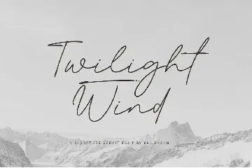 Twilight Wind font