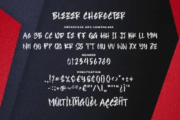 Blezer Brush Font