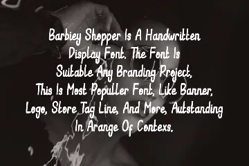 Barbiey Shopper font