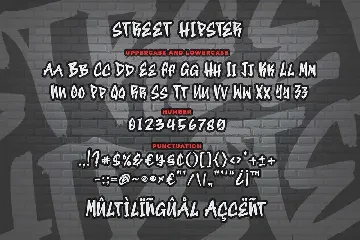 Street Hipster Graffiti Font