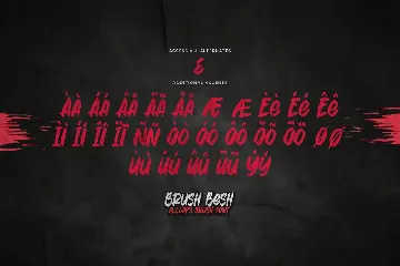 Brush Besh - AllCaps Brush Font