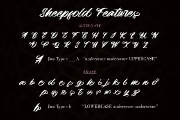 Sheepfold font