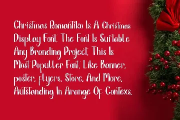 Christmas Romantiko font