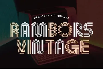 Rambors - Retro Font