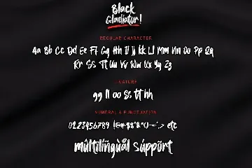 Black Stronger font