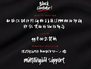 Black Stronger font