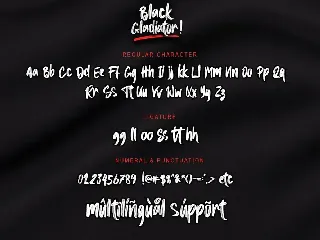 Black Stronger font