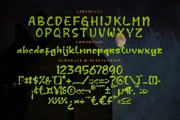 Crazy Midnight Spooky Display Font