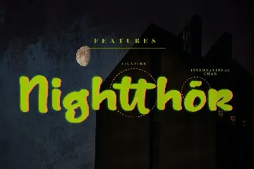 Crazy Midnight Spooky Display Font